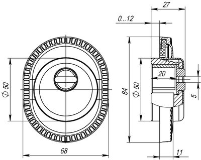 Броненакладка DEF.CL/OV.25 (ET/ATC-Protector 1CL-25) BB-17 коричневая бронза, фото 3