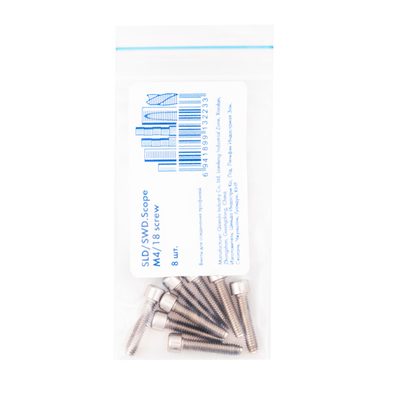 Винты для соединения профилей SLD/SWD.Scope М4/18 screw (8 pcs), фото 2