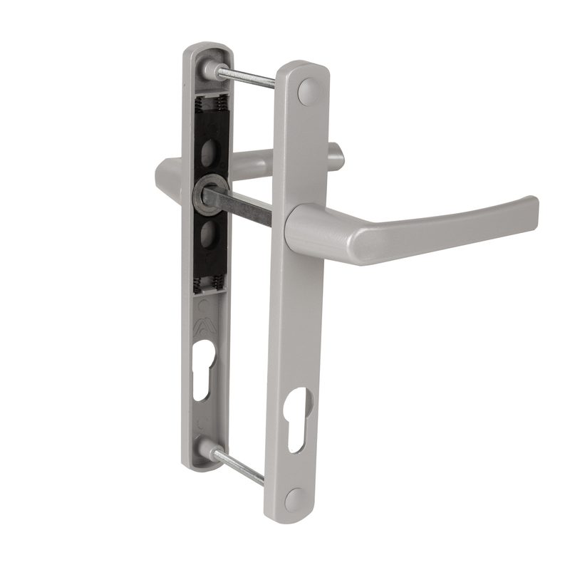 Ручка на планке HANDLE.85.25.67-75 RAL 9006 серый