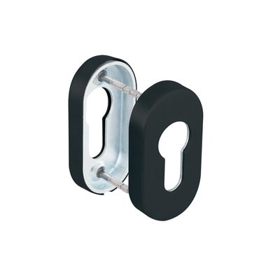 Накладка под цилиндр ET.R.DSS201-02P (DSS-02P-ET) INOX 201 BLACK