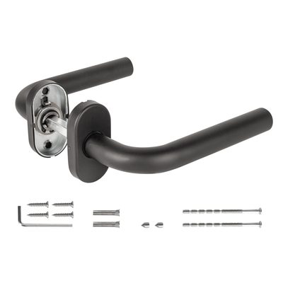 Ручка раздельная R.DSS201-0201P/19 INOX 201 BLACK, фото 2