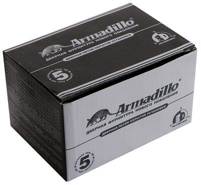 Петля Armadillo скрытой установки U3D6200L BL левая (Architect 3D-ACH 60) черный 60 кг, фото 2