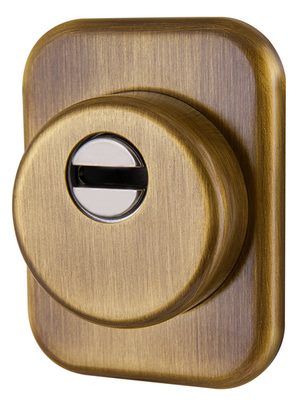 Броненакладка Armadillo на ЦМ квадрат (от вырывания, 25 мм) ET/ATC-Protector 1-25(SQ) AB-77 Бронза