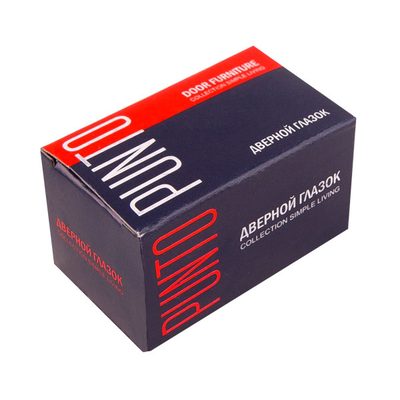 Глазок дверной, оптика пластик DV-1/60-35/P (DVP1/NEW) CP хром, фото 2