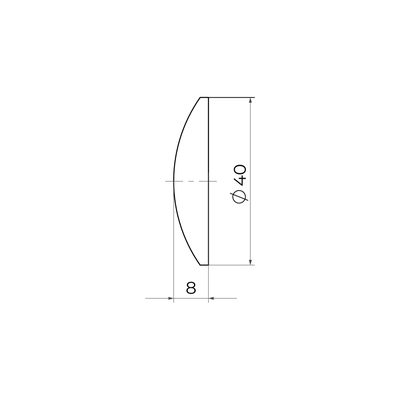Демпфер настенный DSW-40 INV прозрачный, фото 3