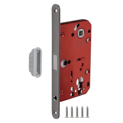Корпус врезного замка MAGNM85C-50/BL INOX GR-23 графит (блистер)