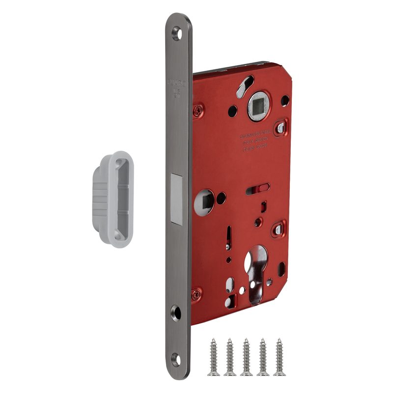 Корпус врезного замка MAGNM85C-50/BL INOX GR-23 графит (блистер)
