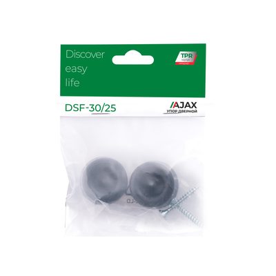 Упор дверной DSF-30/25 BL черный, фото 2
