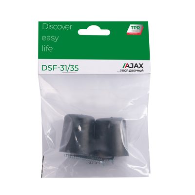 Упор дверной DSF-31/35 BL черный, фото 2