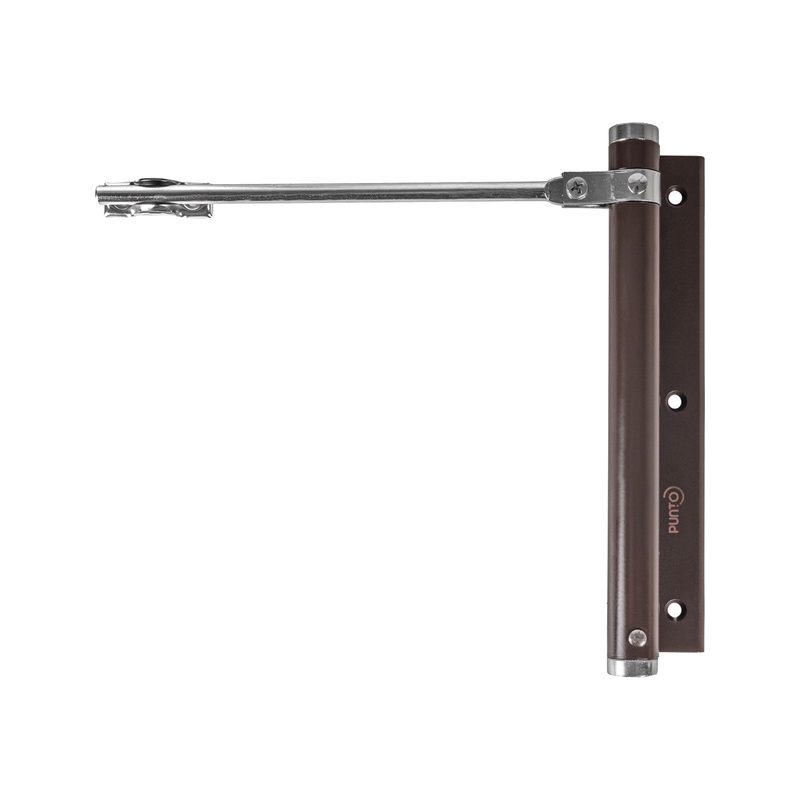 Доводчик дверной пружинный SDC1040 BR 40 кг (коричневый)