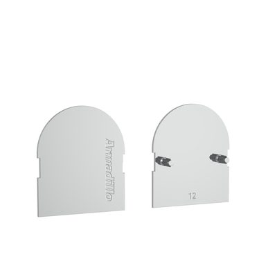 Декоративная накладка Armadillo для скрытой петли U3D6000 2шт. (DOOR) (12) CP хром