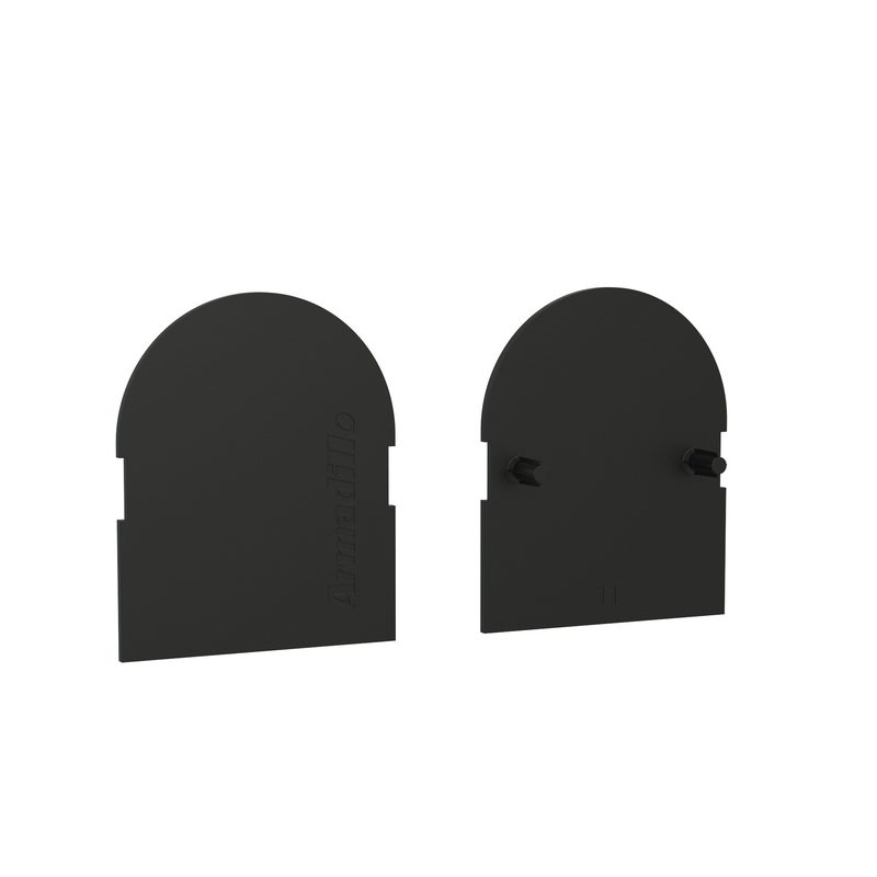 Декоративная накладка Armadillo для скрытой петли U3D6000 2шт. (FRAME) (11) BL черный