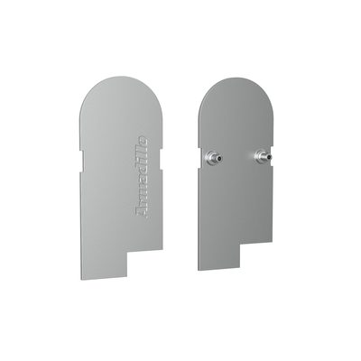 Декоративная накладка Armadillo для скрытой петли U3D2400 2шт. (FRAME) SC мат. хром