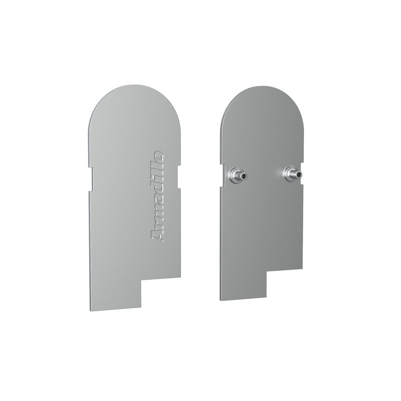 Декоративная накладка Armadillo для скрытой петли U3D2400 2шт. (FRAME) SC мат. хром