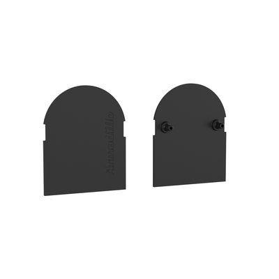 Декоративная накладка Armadillo для скрытой петли U3D7000 2шт. (DOOR) BL черный