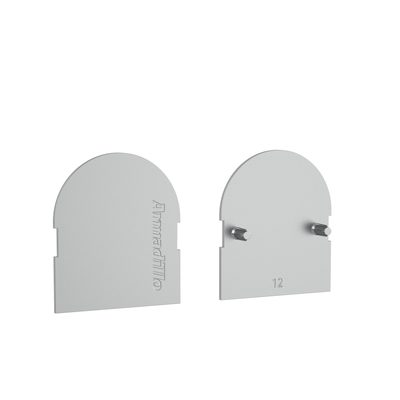 Декоративная накладка Armadillo для скрытой петли U3D6000 2шт. (DOOR) (12) SC мат. хром