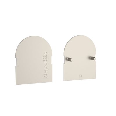 Декоративная накладка Armadillo для скрытой петли U3D6000 2шт. (FRAME) (11) SN мат.никель