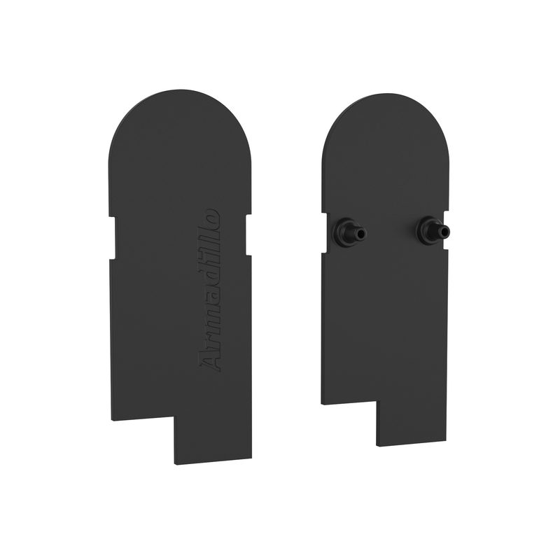 Декоративная накладка Armadillo для скрытой петли U3D2400 2шт. (DOOR) BL черный