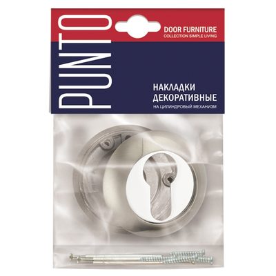 Накладка под цилиндр ET.R.TL54 (ET TL) WH-19 белый, фото 2