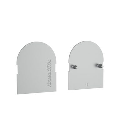 Декоративная накладка Armadillo для скрытой петли U3D6000 2шт. (FRAME) (11) SC мат. хром