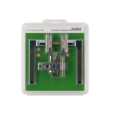 Комплект ручек с защелкой A/SET POLO JK.LP45 SN-3 мат.никель