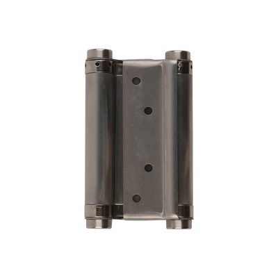 Пружинная двусторонняя (барная) петля DSH5 (125х86х1,5) INOX 201 SN мат. никель (блистер)