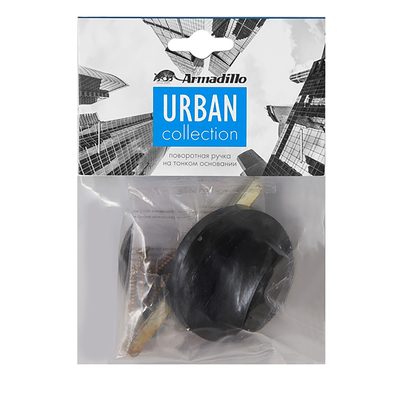 Ручка поворотная BK6.R.URS52 (WC-BOLT BK6 URS) BL-26 черный, фото 2