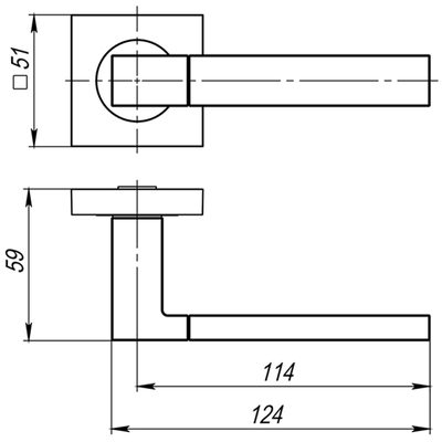 Ручка раздельная K.JK51.FUSION (FUSION JK) ABG-6 зелёная бронза, фото 3