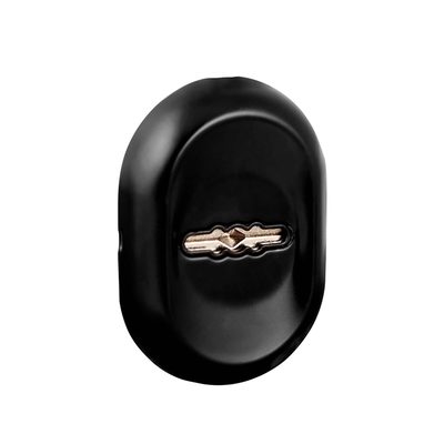 Накладка на сувальдный замок ESC.S-auto/CRE/OV.13 (ESC-13S) с автомат. шторками BL черный (1шт.)