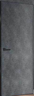 Скрытая дверь Invisible 42, кромка Black AL чёрная
