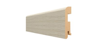 Плинтус МДФ экошпон Эшвайт 80×16×2070
